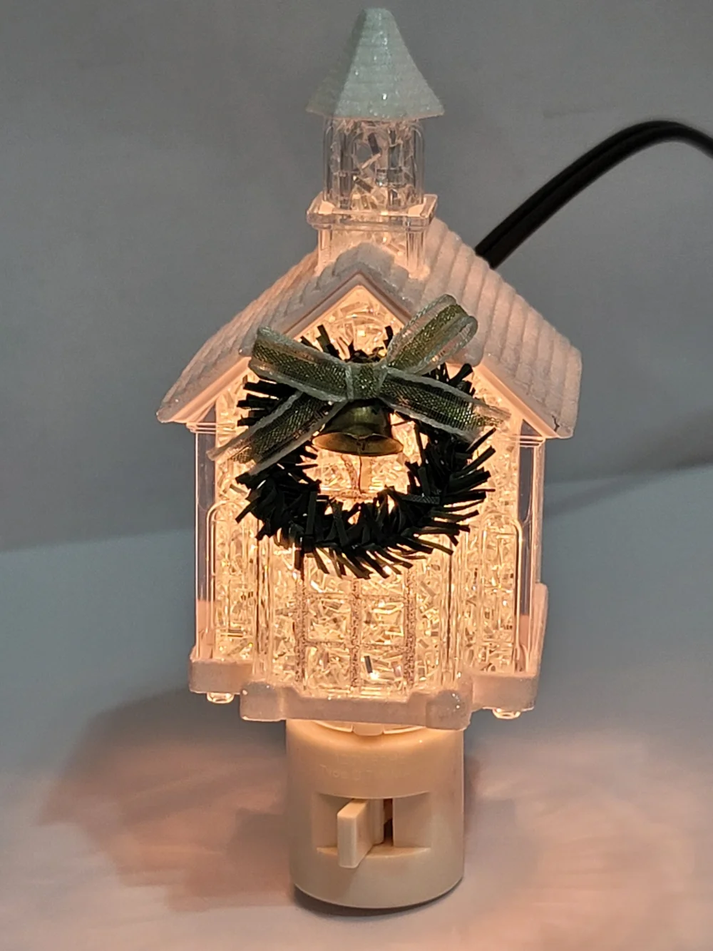 Christmas Church Wall Plug Nightlight